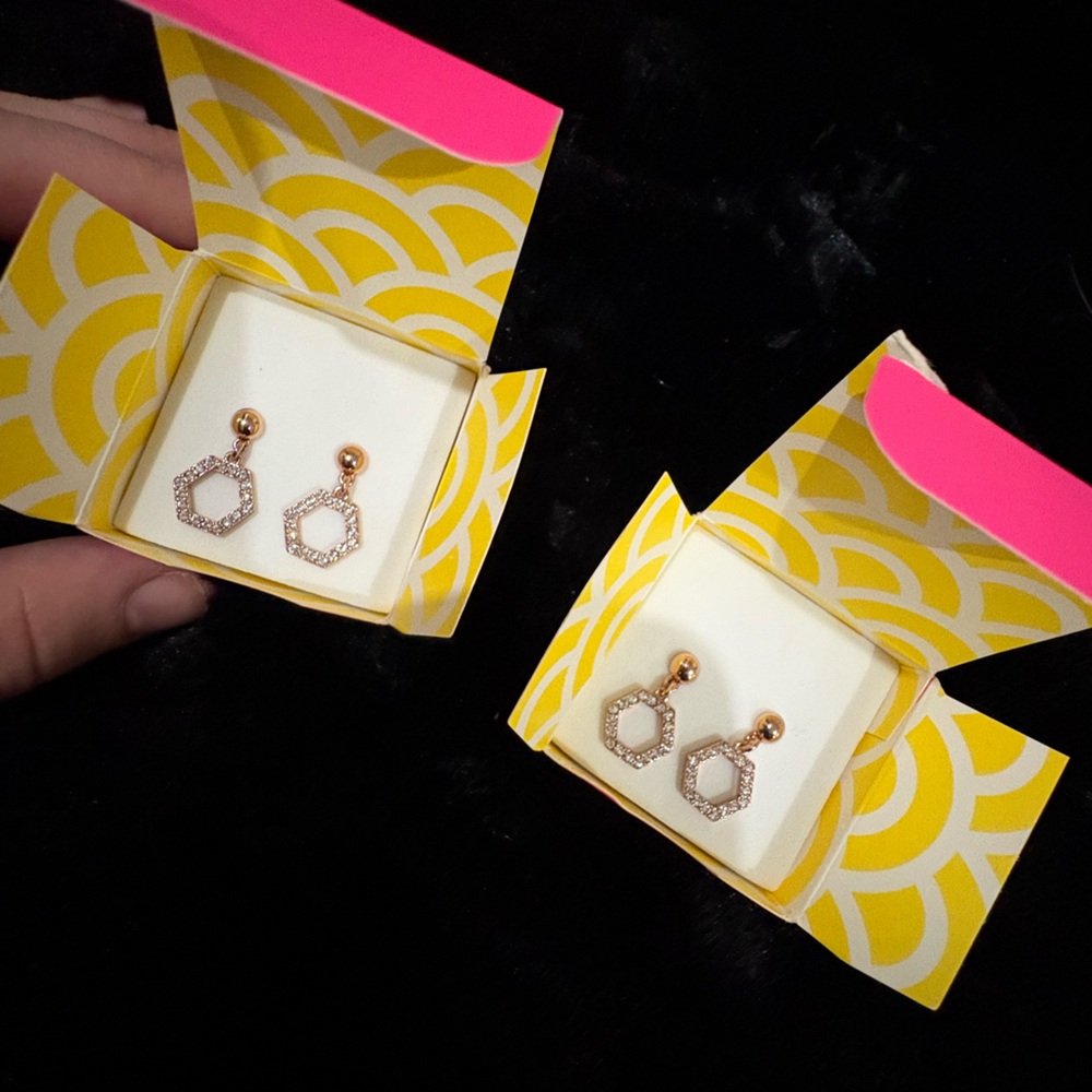 Origami Owl Earrings Set of 2 pairs
